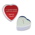 Vanilla Heart Tin Candle